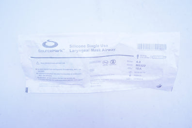 SourseMark M0322 Laryngeal Mask Airway Size 4 (110-154 lbs)  < 30mL/60cm H2O